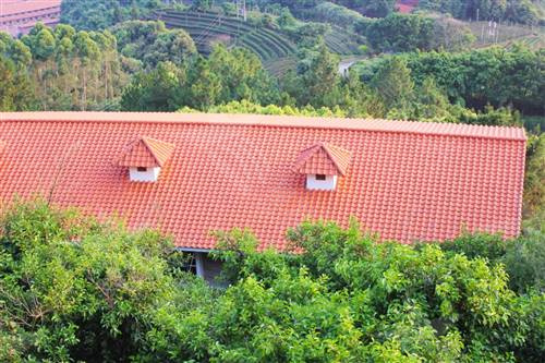 宜宾ASA合成树脂瓦安装简便耐用防火防腐瓦 砖红色仿古屋顶瓦 宜宾仿古树脂瓦厂家
