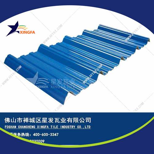 厚度3.0mm蓝色900型PVC塑胶瓦 宜宾工程钢结构厂房防腐隔热塑料瓦 pvc多层防腐瓦生产网上销售